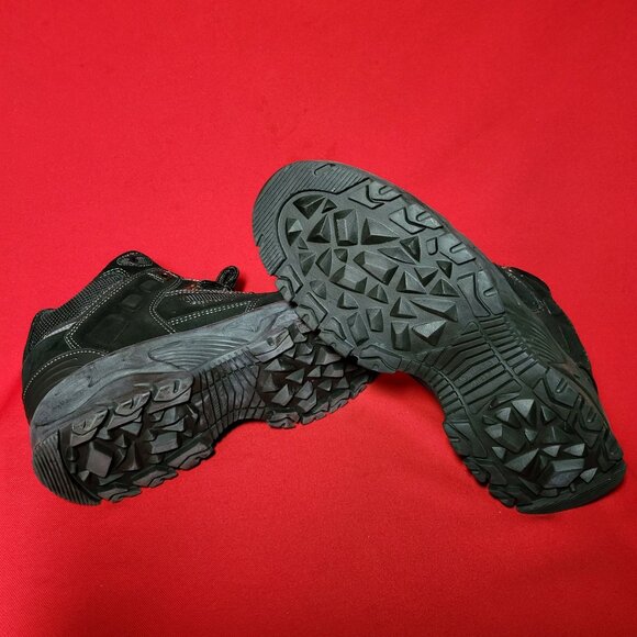 Mens Workload Spiker Black Leather Steele Toe Shoes Size 12 NIB - Picture 10 of 12